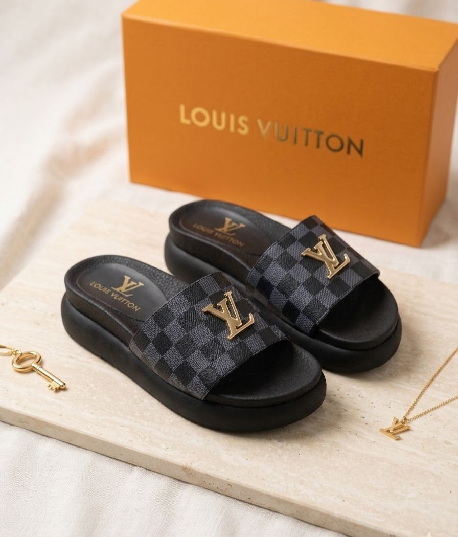 Sandalia Louis Vuitton Negra