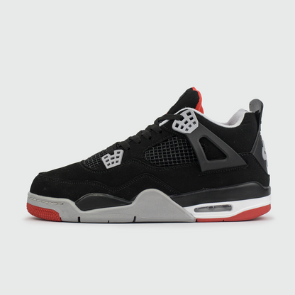 JORDAN AIR RETRO 4 NEGRO GRIS ROJO