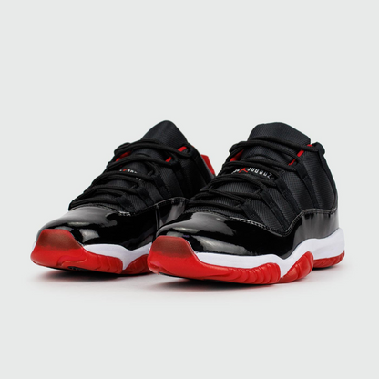 JORDAN AIR 11 NEGRO ROJO