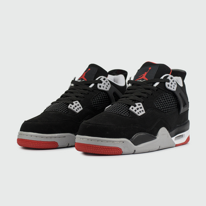 JORDAN AIR RETRO 4 NEGRO GRIS ROJO