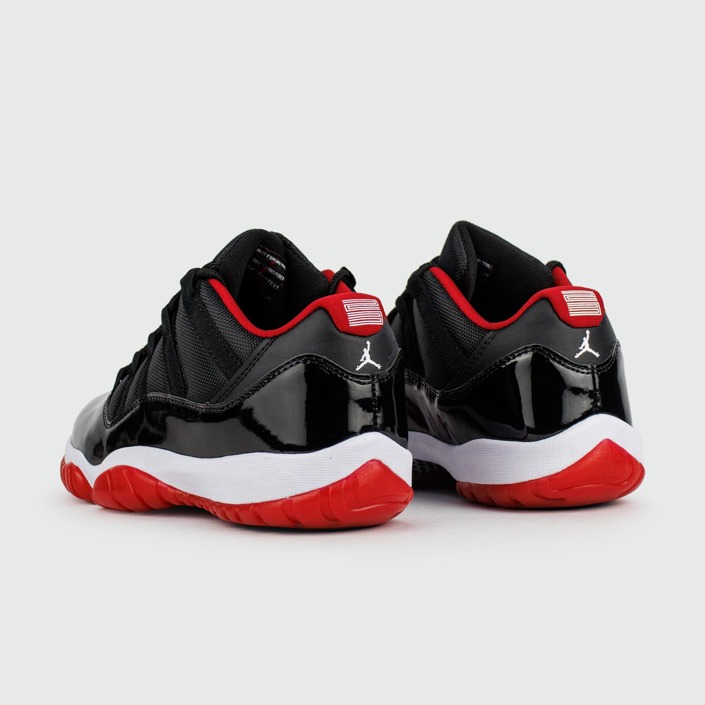 JORDAN AIR 11 NEGRO ROJO
