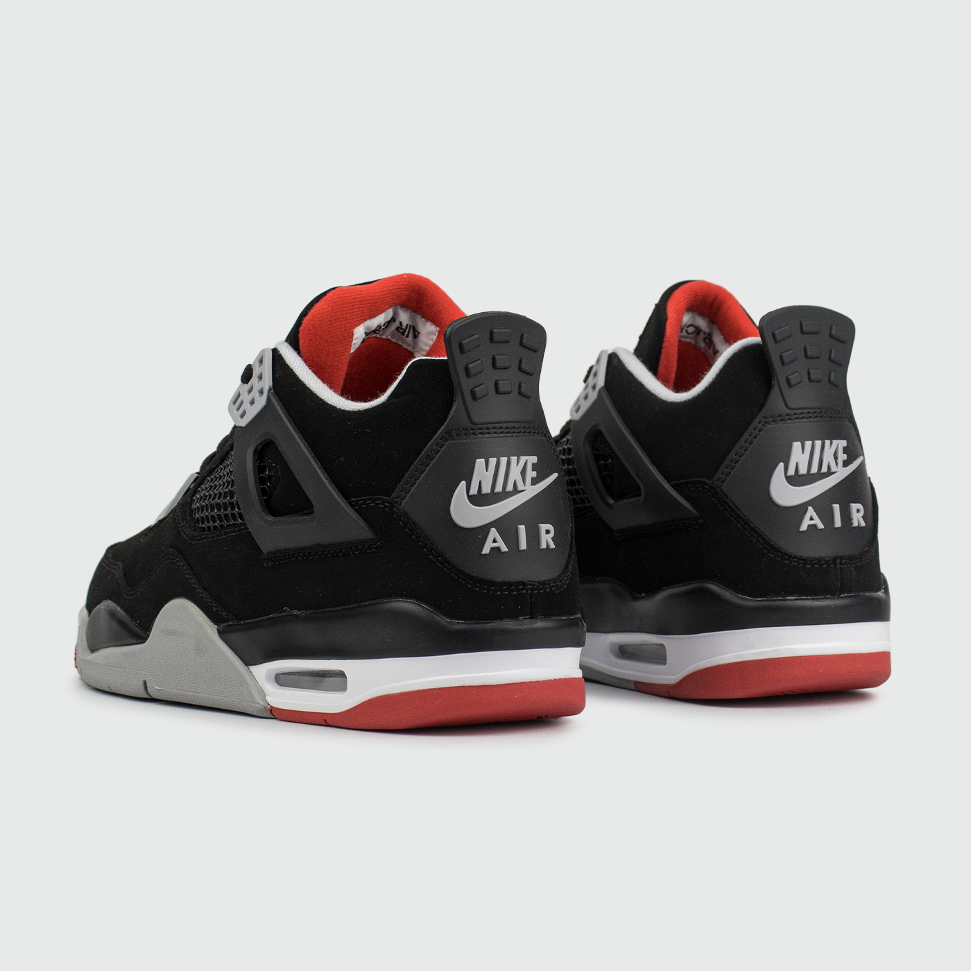 JORDAN AIR RETRO 4 NEGRO GRIS ROJO