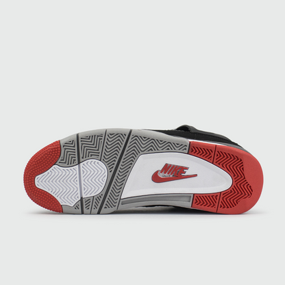 JORDAN AIR RETRO 4 NEGRO GRIS ROJO