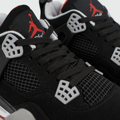 JORDAN AIR RETRO 4 NEGRO GRIS ROJO