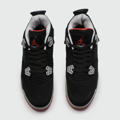 JORDAN AIR RETRO 4 NEGRO GRIS ROJO