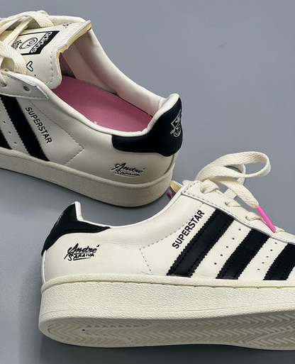 ADIDAS SUPERSTAR SARAIVA BLANCA NEGRO