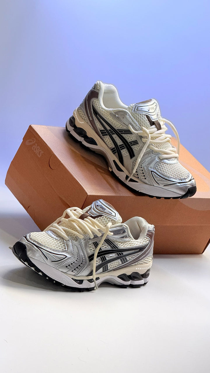 ASICS KAYANO-14 BLANCO GRIS