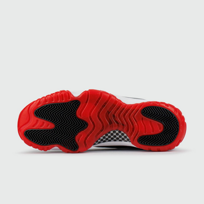 JORDAN AIR 11 NEGRO BLANCO ROJO