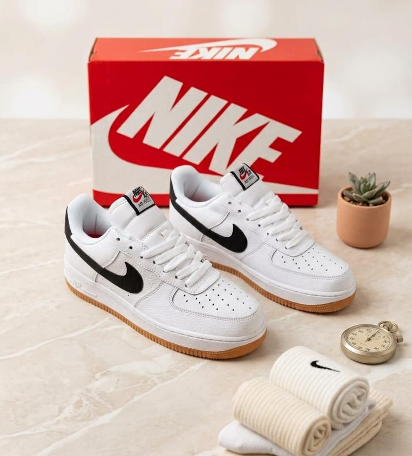 NIKE AIR FORCE ONE BLANCA NEGRA