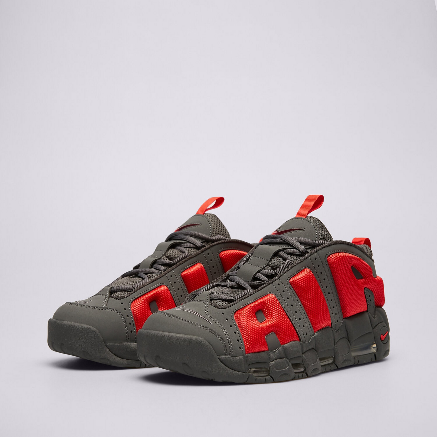 NIKE AIR UPTEMPO GRIS ROJA
