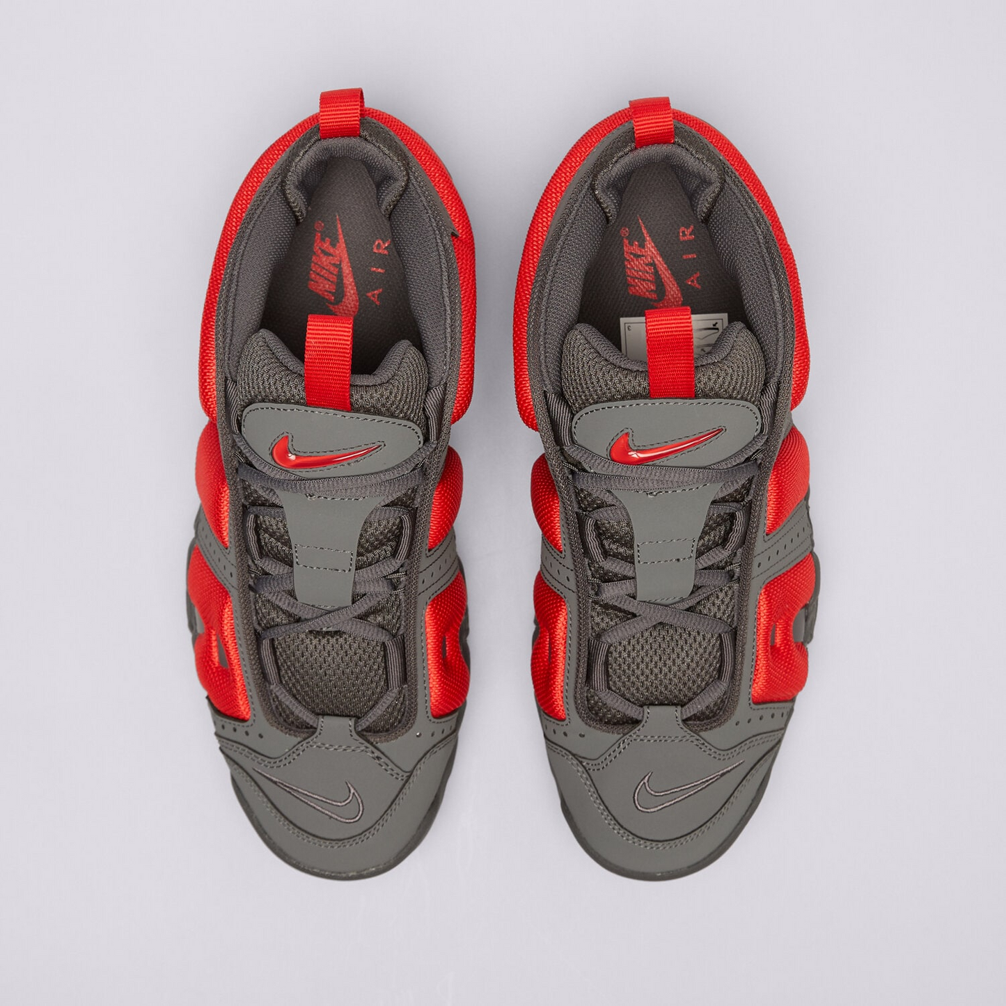 NIKE AIR UPTEMPO GRIS ROJA