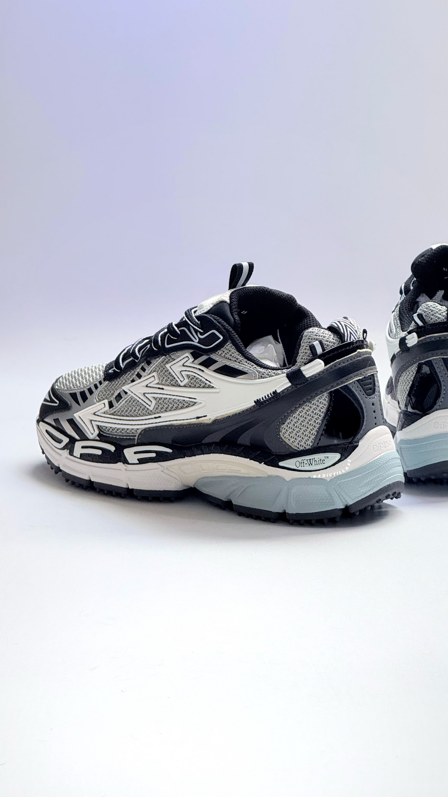 OFF WHITE BRIGHT NEGRO GRIS