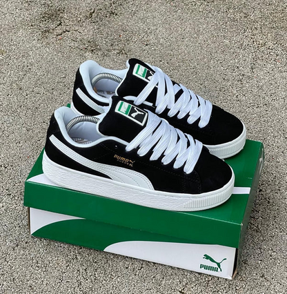 PUMA SUEDE XL NEGRA BLANCO