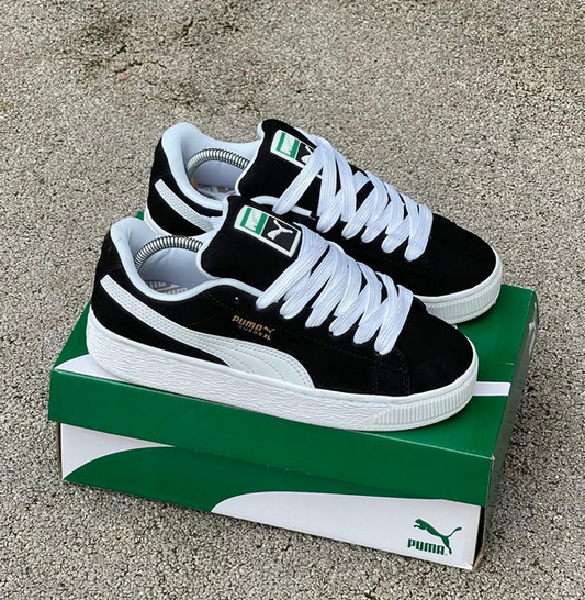PUMA SUEDE XL NEGRA BLANCO