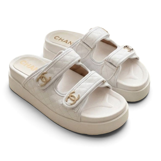 Sandalia Chanel Blanca