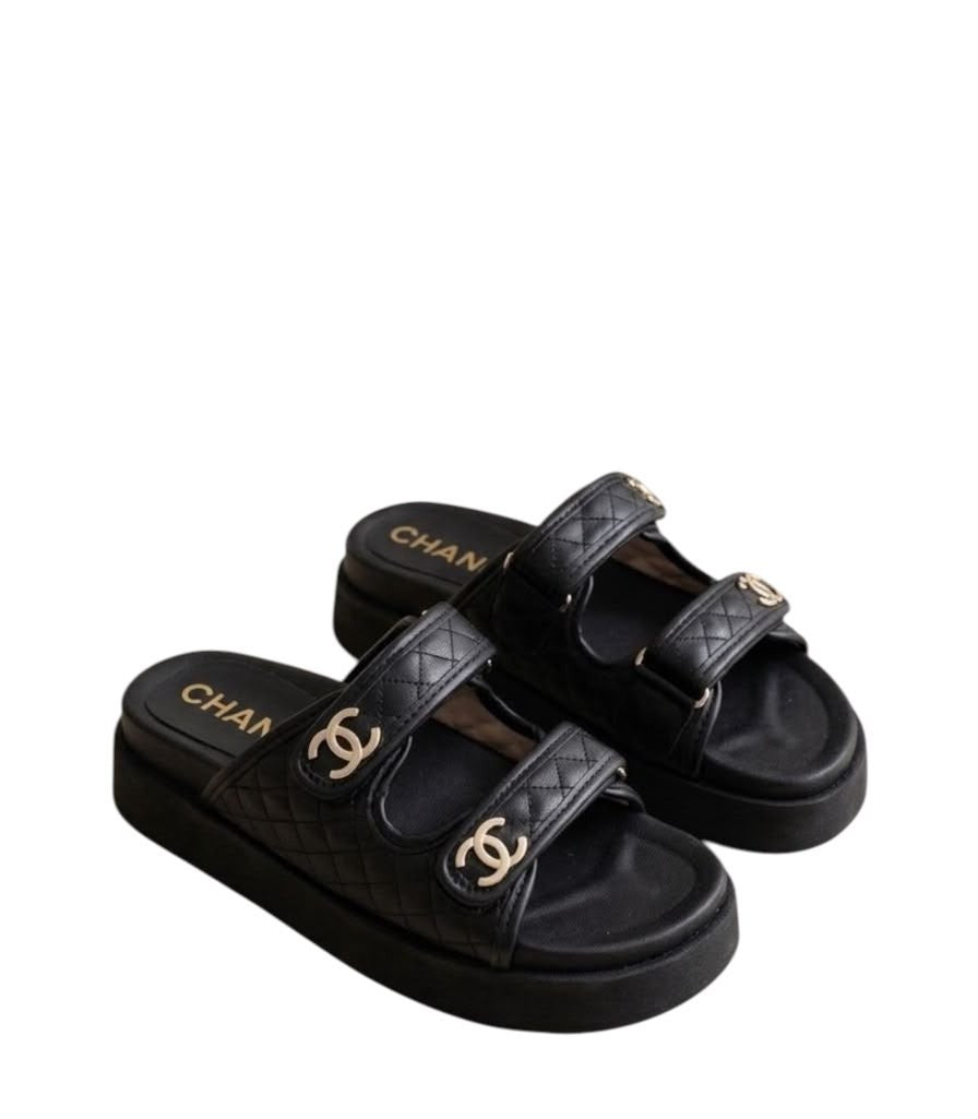 Sandalia Chanel Negra