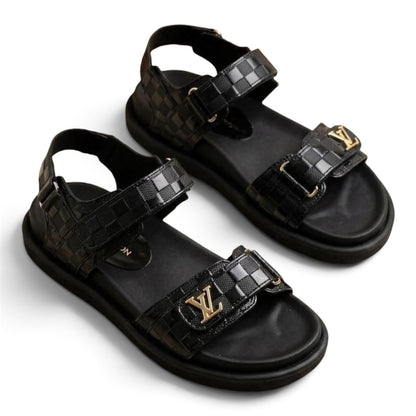 Sandalia Louis Vuitton Negra