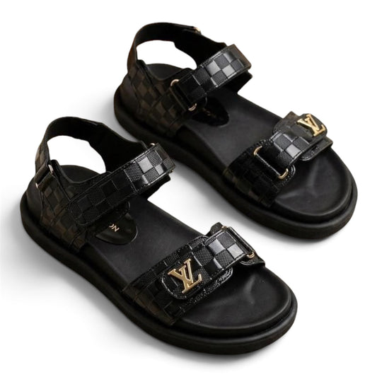 Sandalia Louis Vuitton Negra