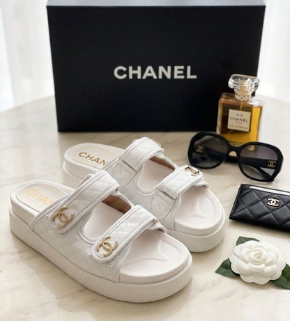 Sandalia Chanel Blanca