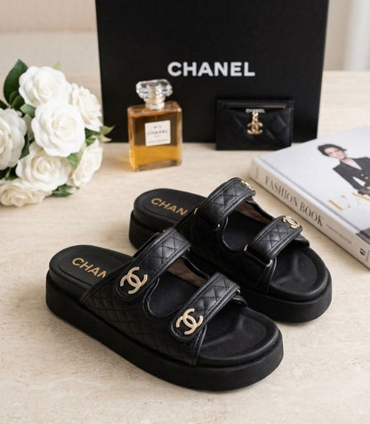 Sandalia Chanel Negra