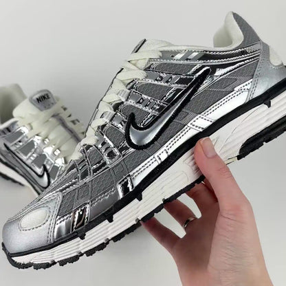 NIKE P-6000 PLATA METALIZADO