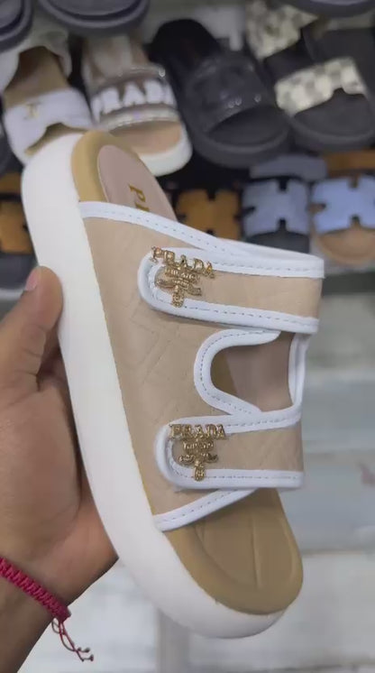 Sandalia Prada Suela Confort