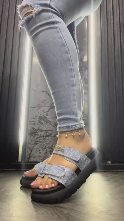 Sandalia Guees Azul